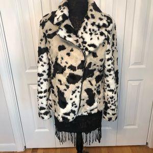 Faux fur jacket